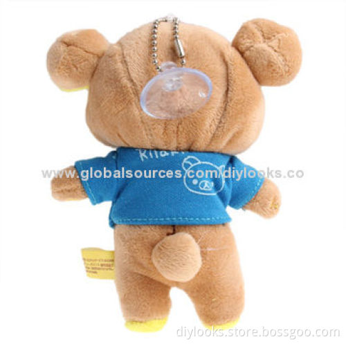 Small Plush Toy with Suction Cup